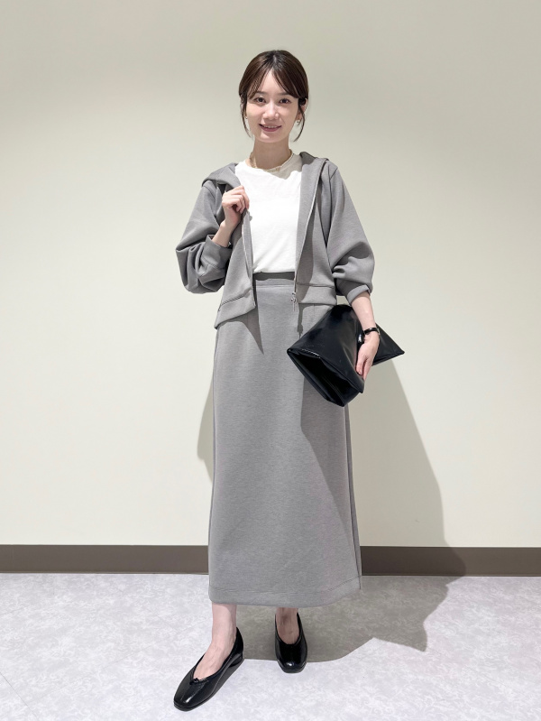 ストレッチツイルベルテッドジレ、センターシームバレエシューズの