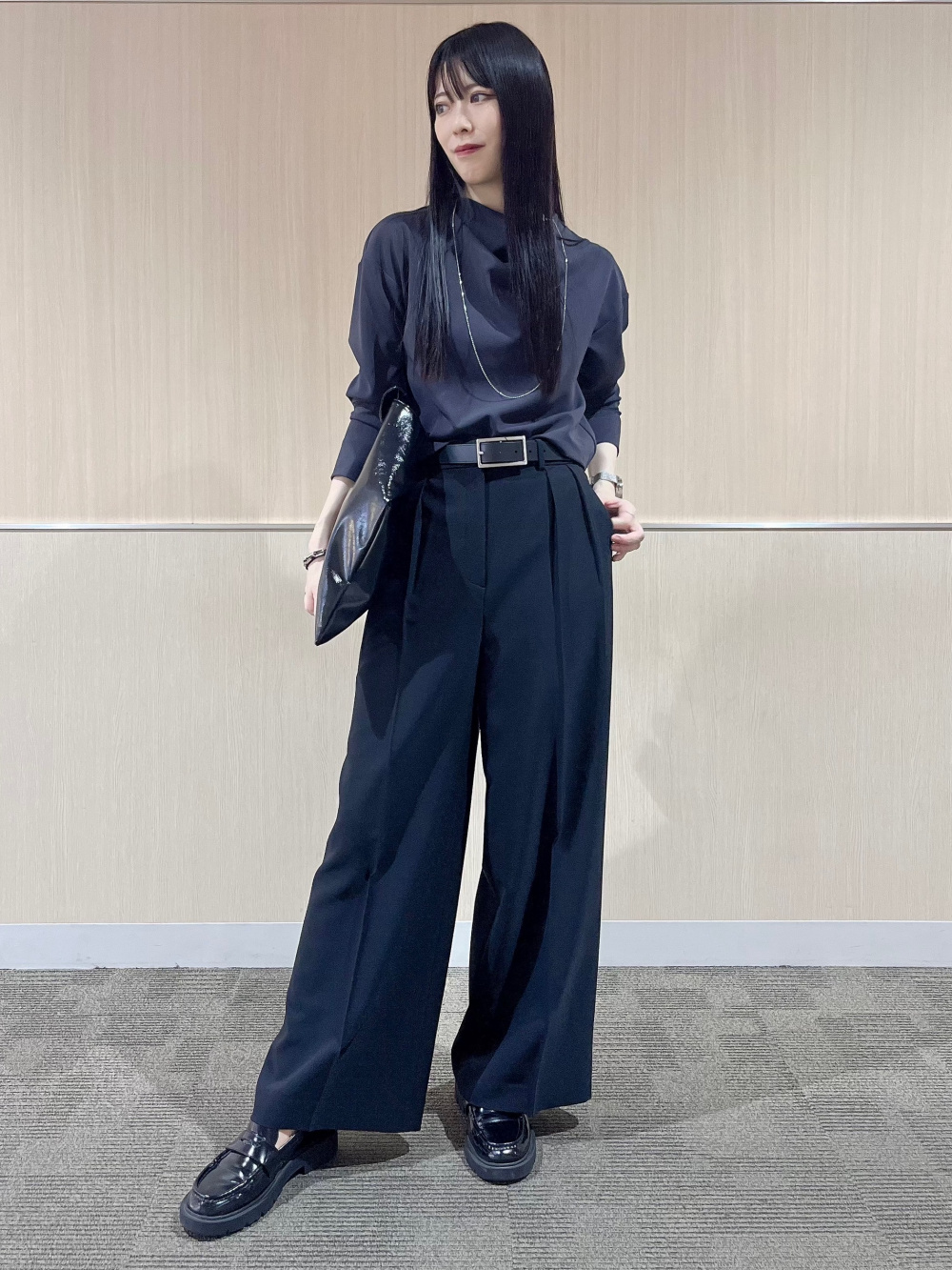 ストレッチツイルベルテッドジレ、ストレッチツイル2タックワイドフル