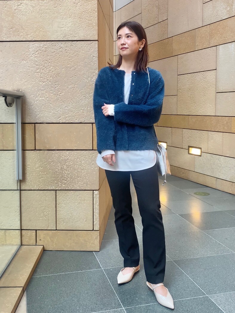 リラクシーショートトレンチコート、ポインテッドトゥスリングバック