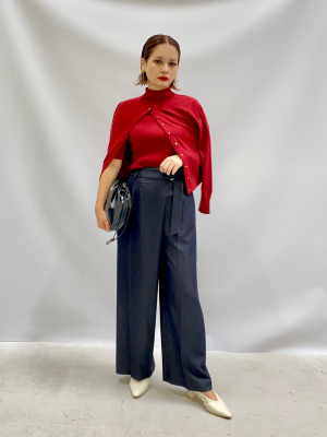 PLST(プラステ)公式 | シャンブレーラップパンツ