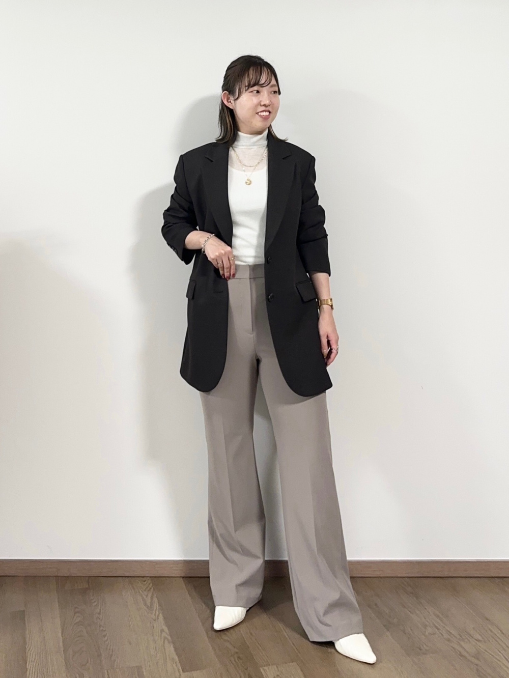 2024年モデル ワイドパンツ（リネンブレンド）、UVカットレーヨン