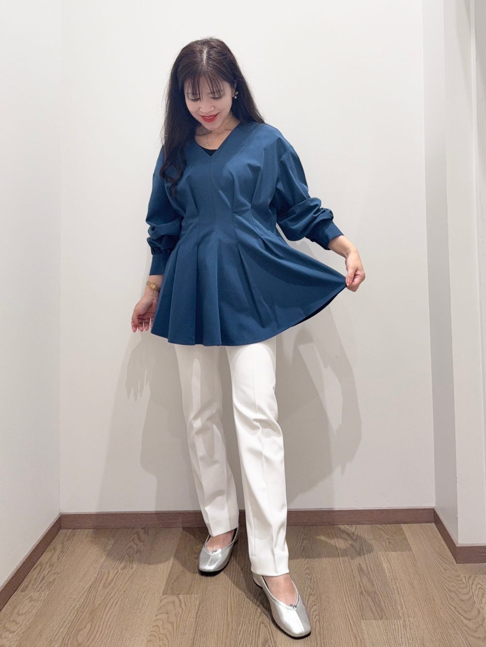 PLEATS PLEASE マーブル　カットソー　カーディガン　グラデーション PLEATS PLEASE（プリーツ プリーズ） 美品 23SS PLEATS PLEASE ISSEY