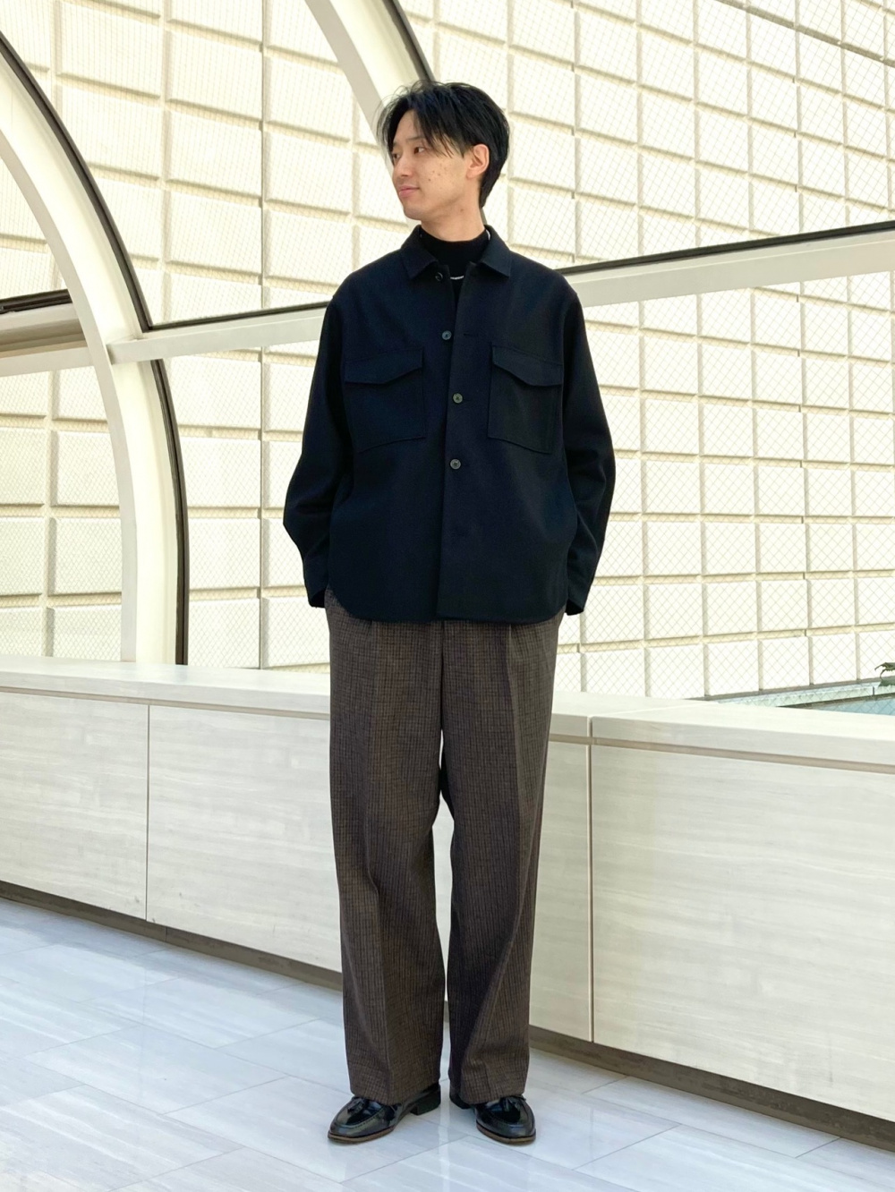 プレシャスニットメルトンシャツブルゾン、プレシャスニットメルトン