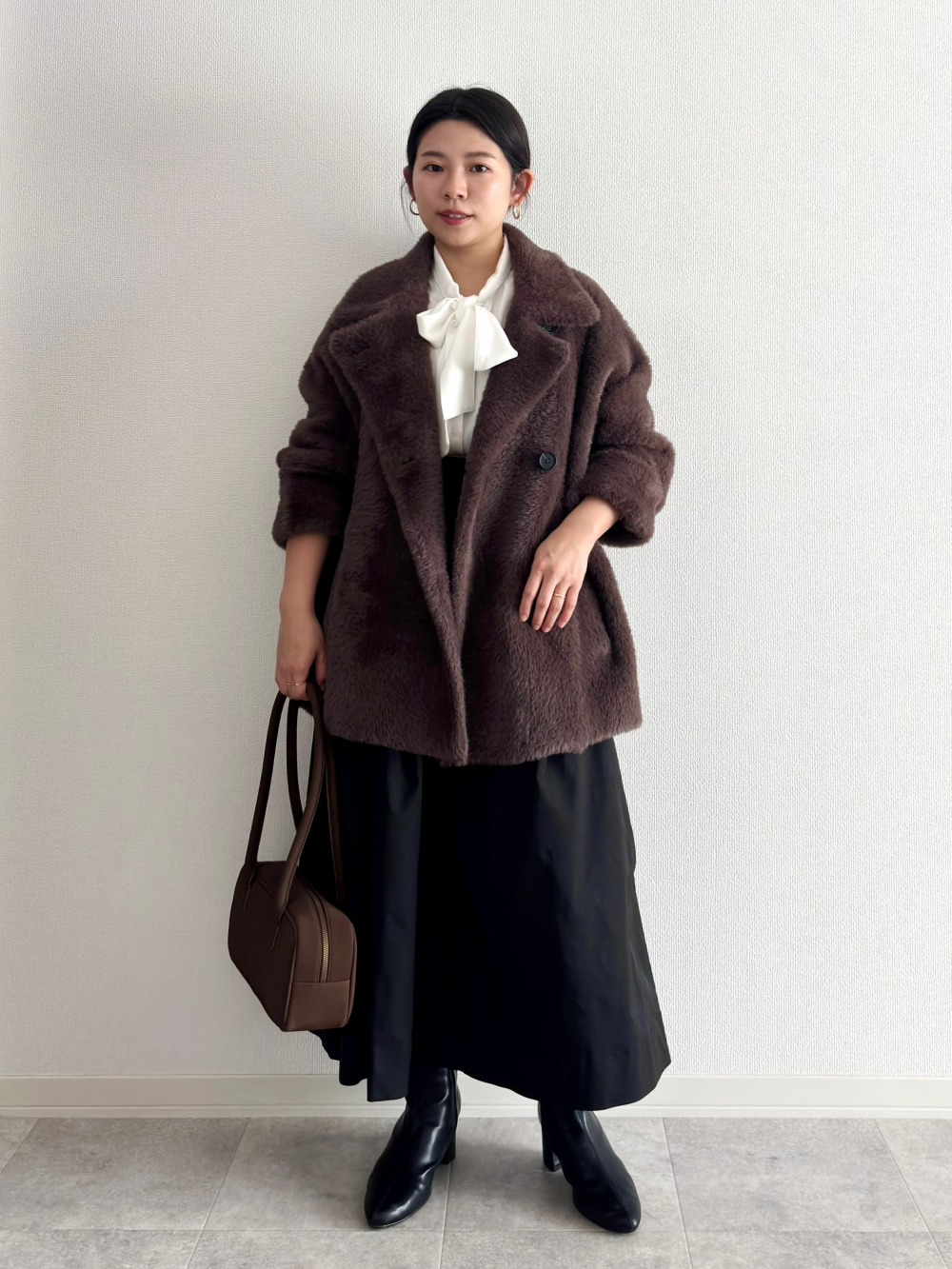 プラステ　完売品　ウールブレンドリラクシーダブルジャケット　ダークグレー PLST(プラステ)公式 | ウールブレンドリラクシーダブルジャケット