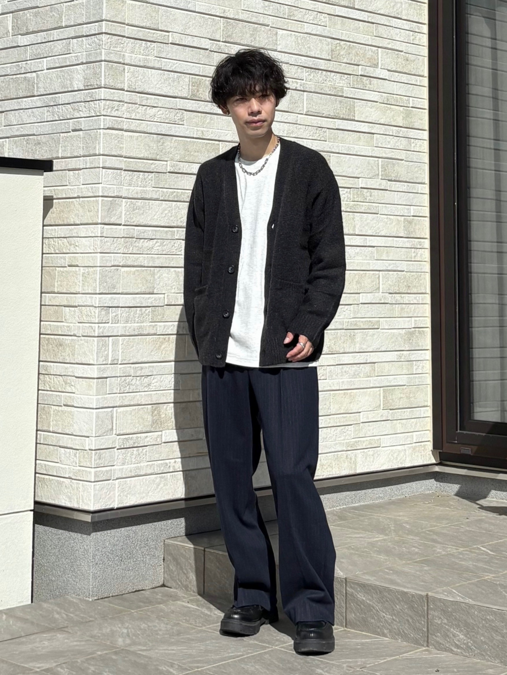 プレシャスニットメルトンワイドパンツ」の着用コーディネート| プラステ