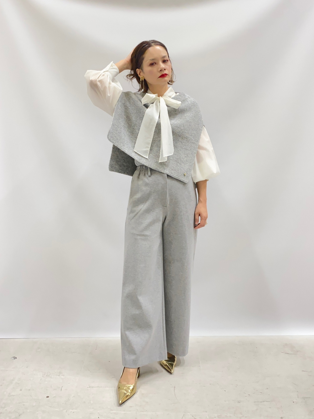 ウォームリザーブカラーレスジャケット、スティックパンツ（ウォーム