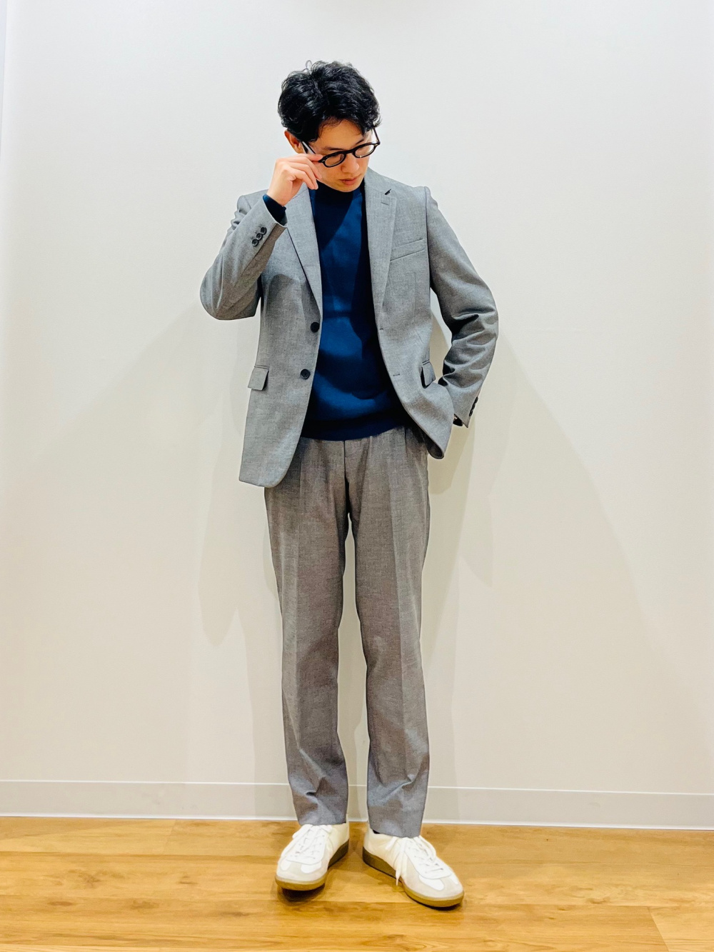 ウォッシャブルフラノジャケット、ウォッシャブルフラノトラウザーズ