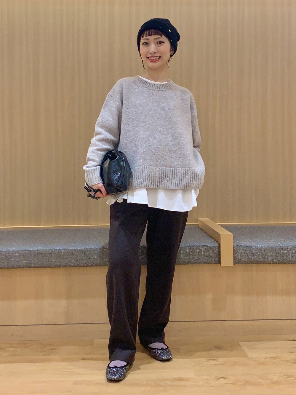 【coco様】PLST スパンコールミックスセーター PLST(プラステ)公式 | スパンコールミックスセーター