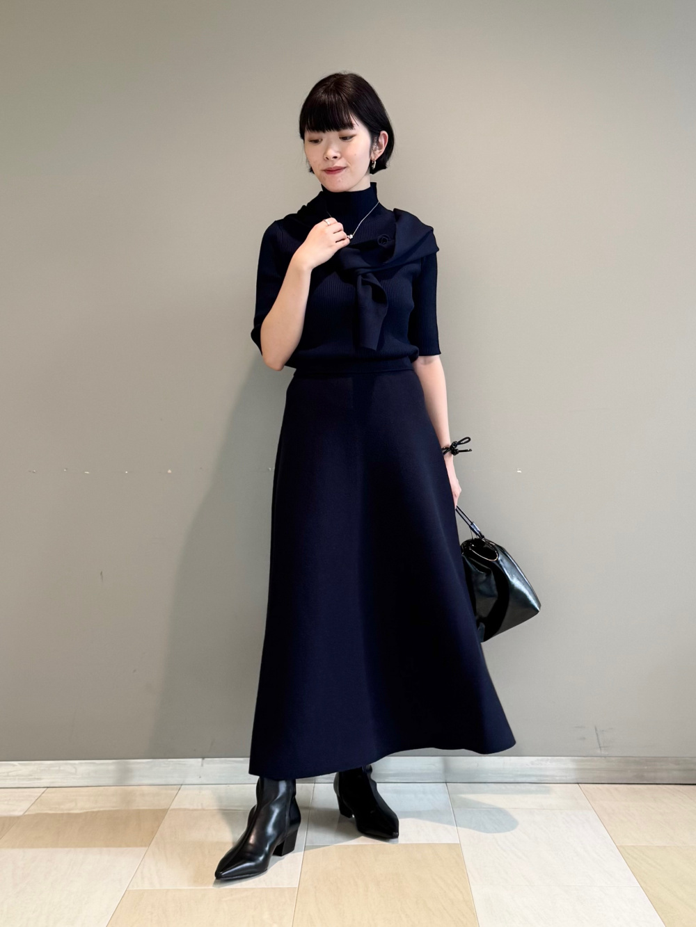 ストレッチツイルベルテッドジレ、ストレッチツイル2タックワイドフル