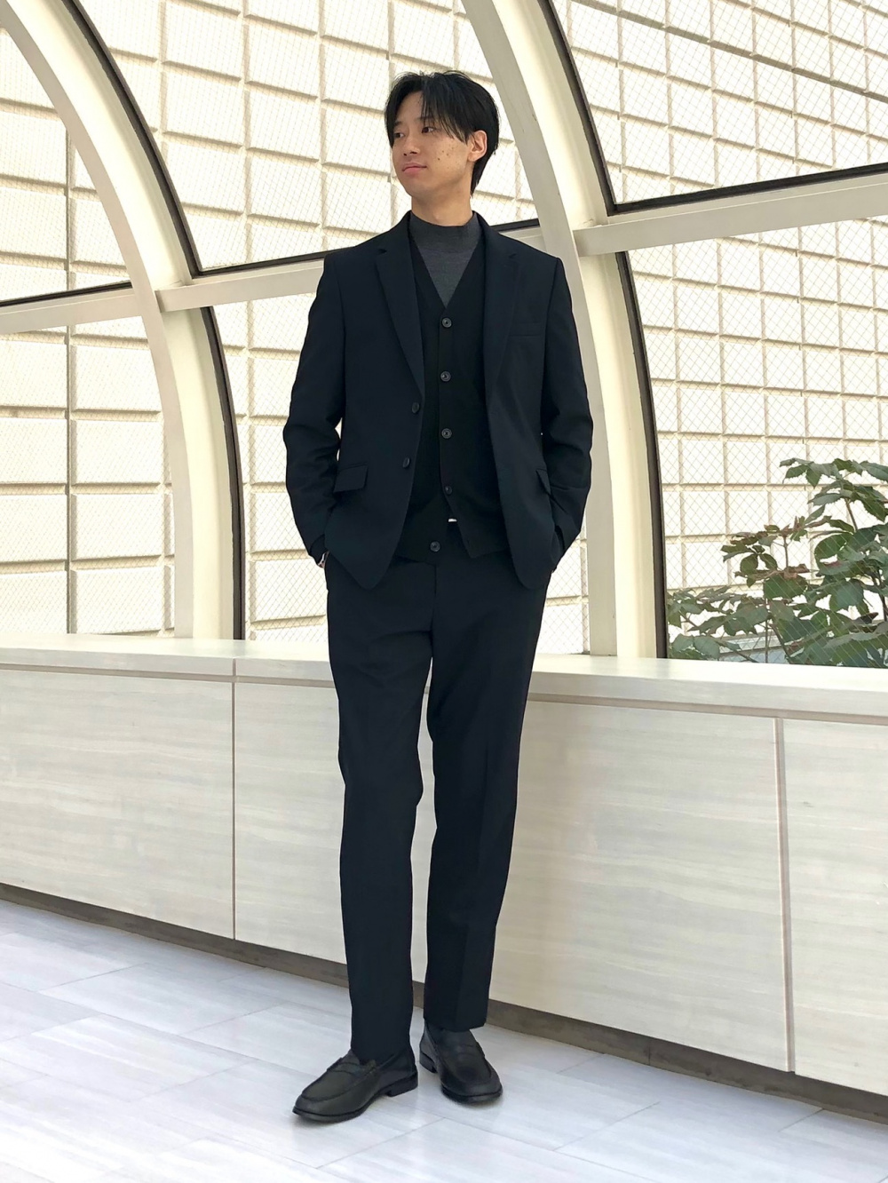 ウォッシャブルフラノジャケット、ウォッシャブルフラノトラウザーズ