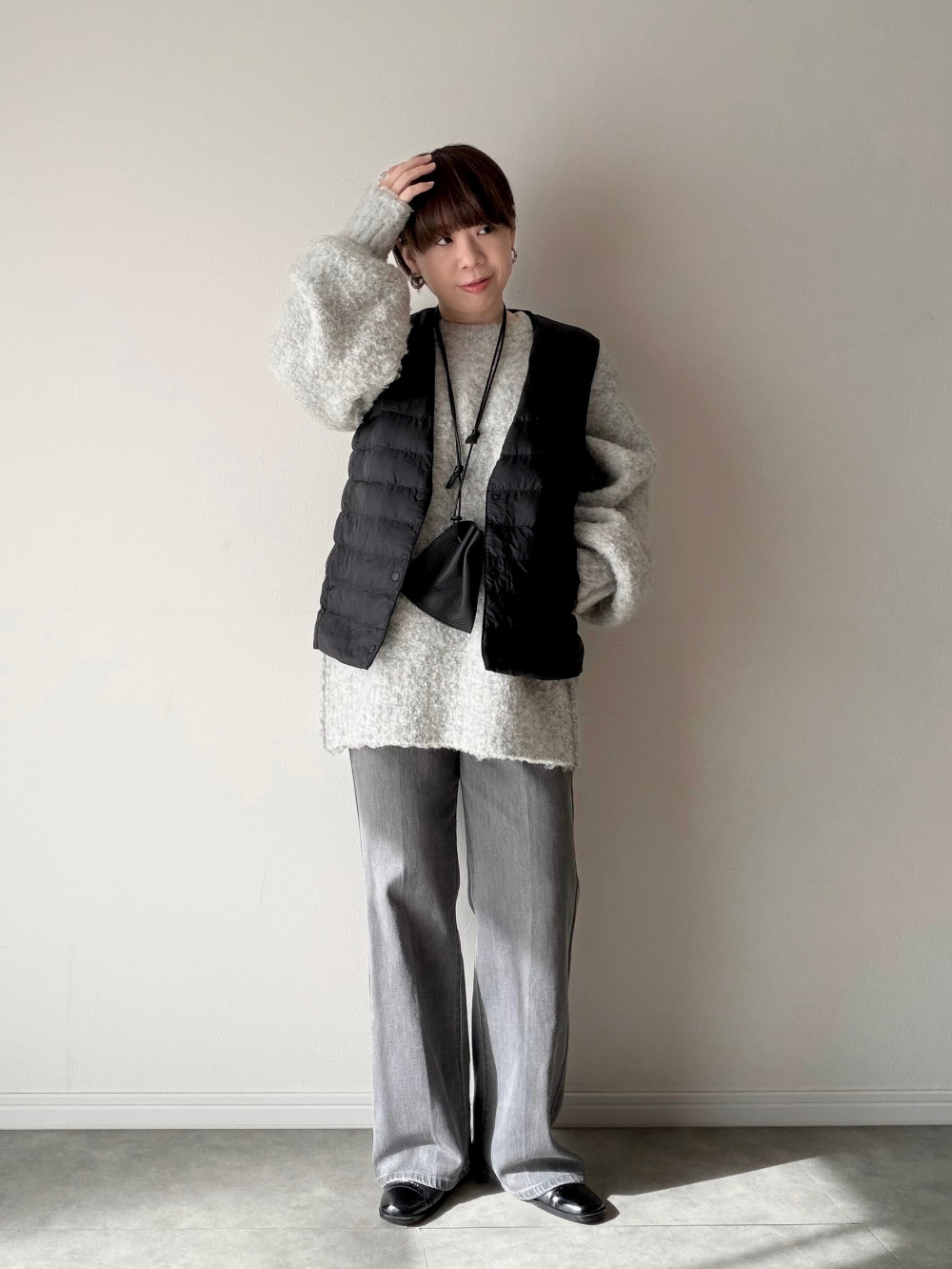 長袖カーデグレーs.様 BACK NUMBER(バックナンバー)【メンズ】ロングスリーブカーディガンT