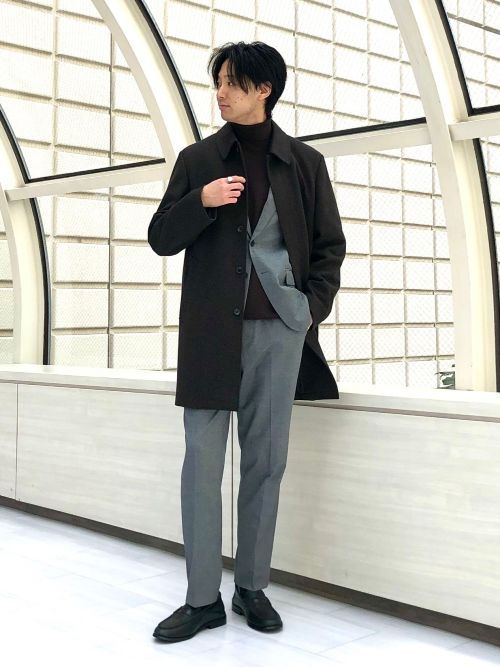 ウォッシャブルフラノジャケット、ウォッシャブルフラノトラウザーズ