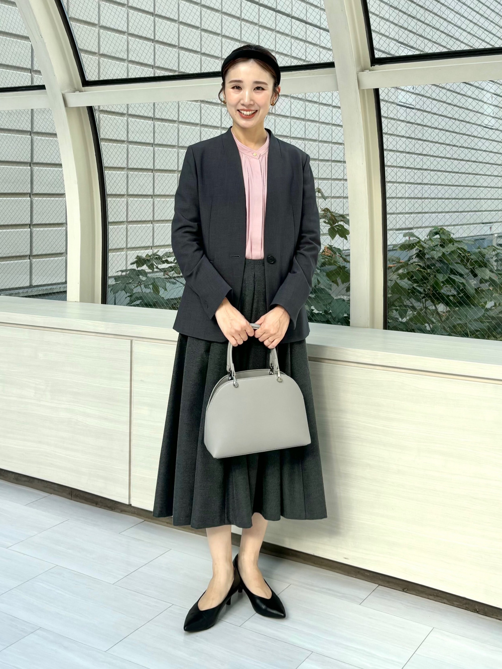 プレミアムオックスカラーレスジャケット、スティックパンツ（リネン