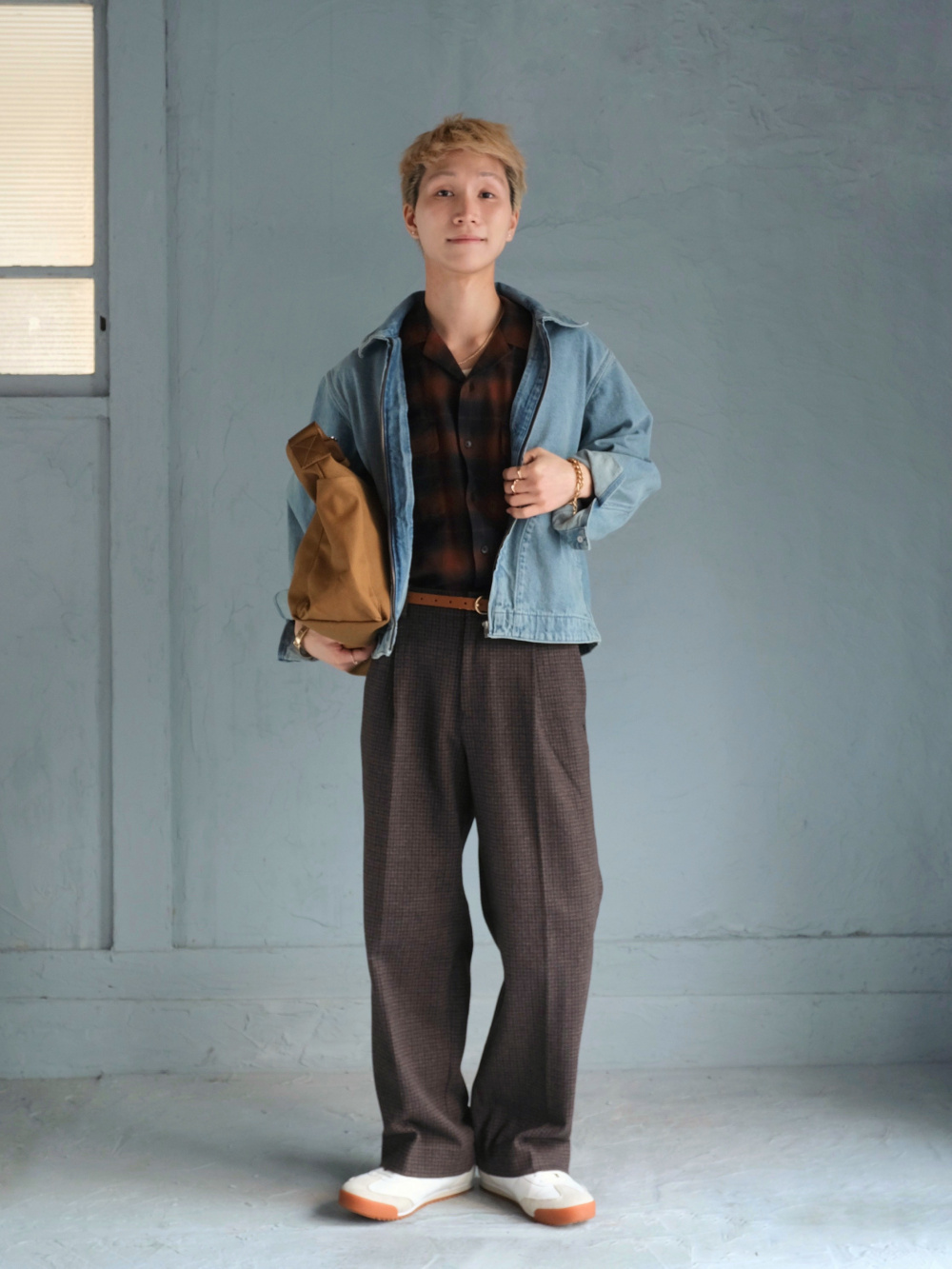 プレシャスニットメルトンワイドパンツ」の着用コーディネート| プラステ