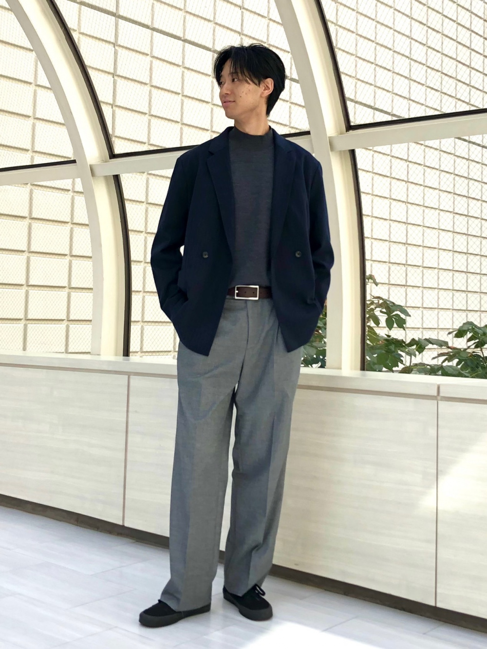 ウォッシャブルフラノジャケット、ウォッシャブルフラノトラウザーズ