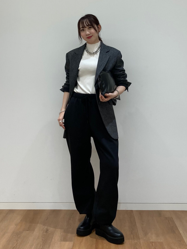 ストレッチツイルベルテッドジレ、ストレッチツイル2タックワイドフル