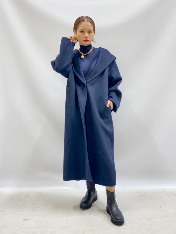 ホールガーメント®リブニットワンピース（レディース）の着用