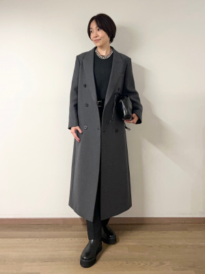 PLST(プラステ)公式 | ウールブレンドテーラードロングコート