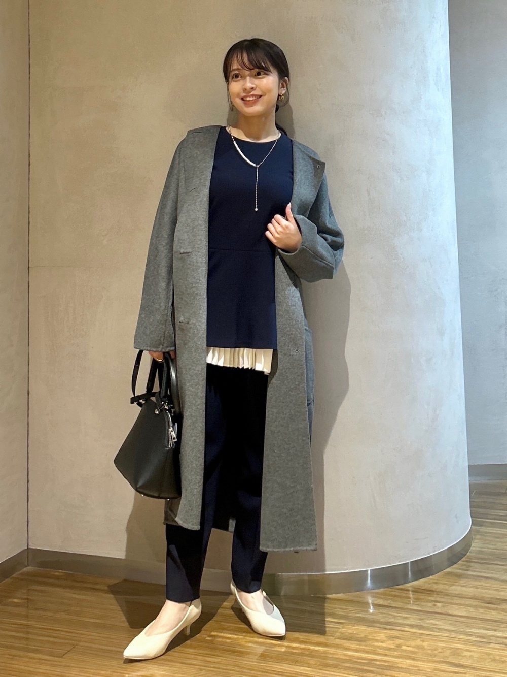 2024年モデル ウォームリザーブペプラムジャケット、ダブルクロス