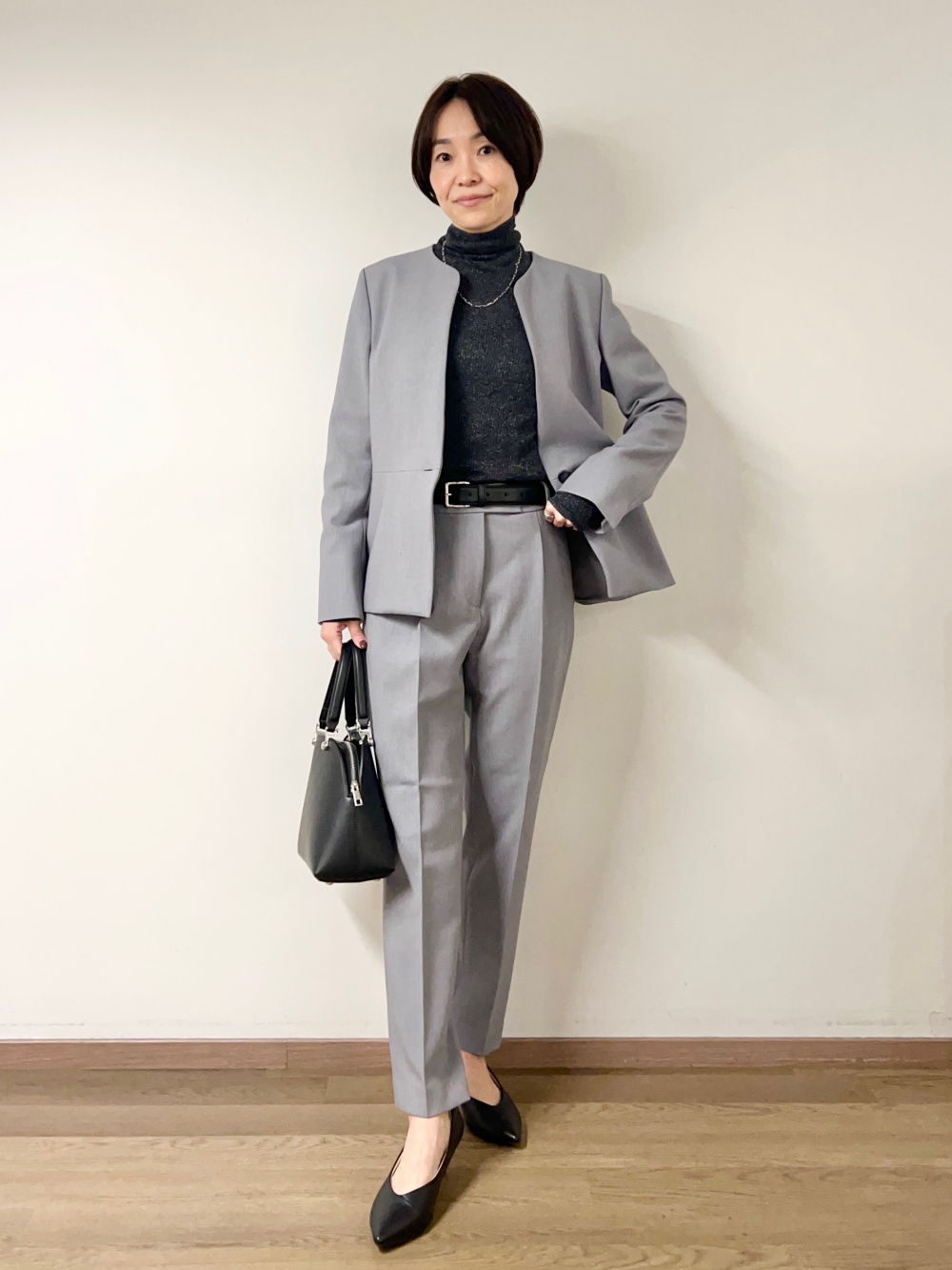 プレミアムオックスダブルジャケット、スティックパンツ（リネン