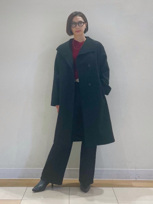 PLST(プラステ)公式 | ウールモッサ2WAYスタンドカラーコート