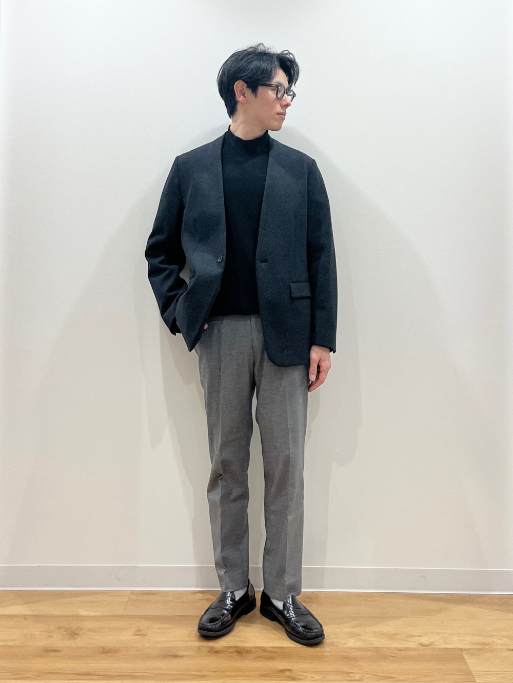 ウォッシャブルフラノジャケット、ウォッシャブルフラノトラウザーズ