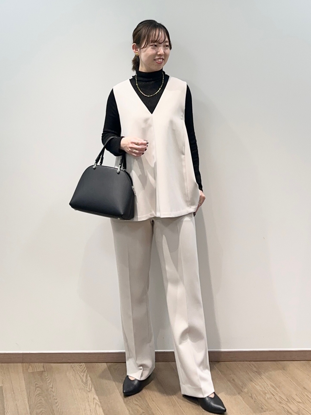 2025年モデル トリアセブレンドペプラムジャケット、トリアセブレンド