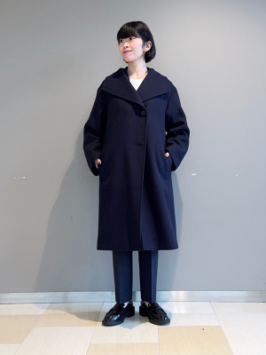 PLST(プラステ)公式 | ウールモッサ2WAYスタンドカラーコート