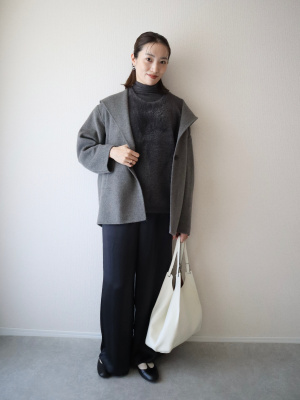 PLST(プラステ)公式 | 2024年モデル ウールブレンドリバーフーディーコート