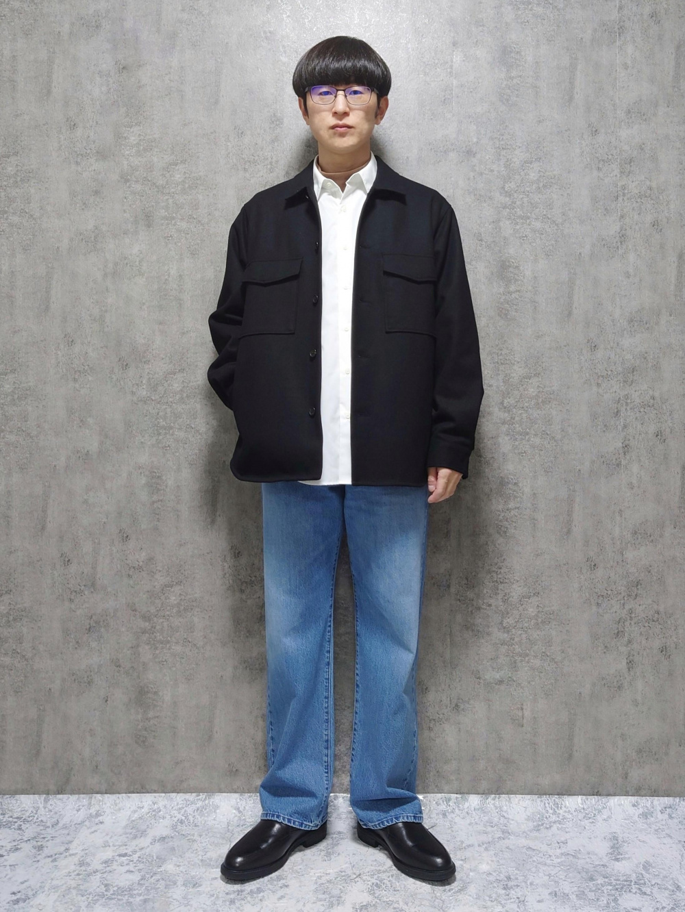 プレシャスニットメルトンシャツブルゾン、プレシャスニットメルトン