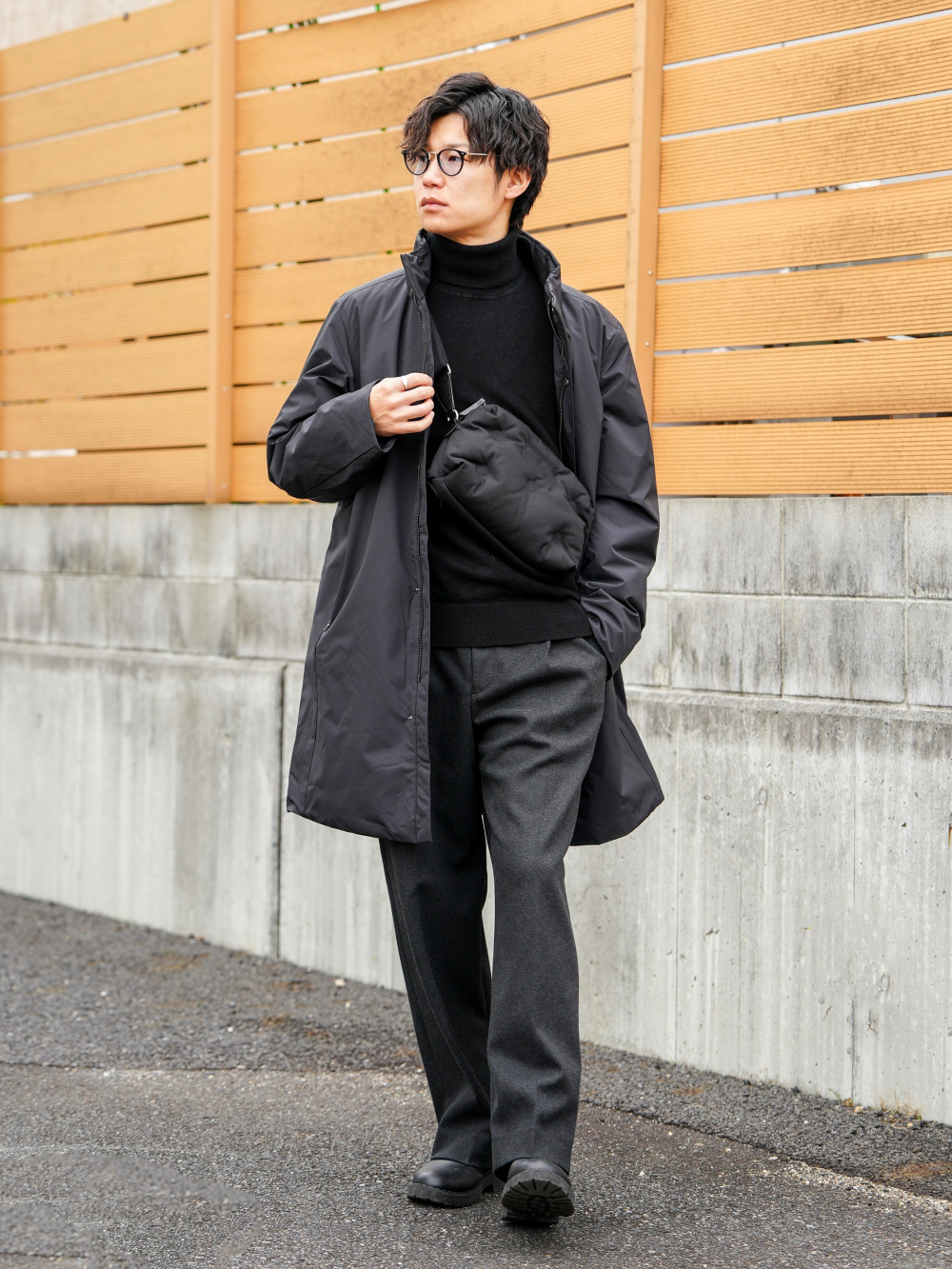 プレシャスニットメルトンワイドパンツ」の着用コーディネート| プラステ