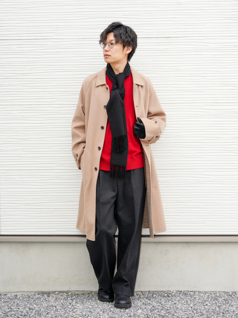 プレシャスニットメルトンダブルブレストジャケット、プレシャスニット