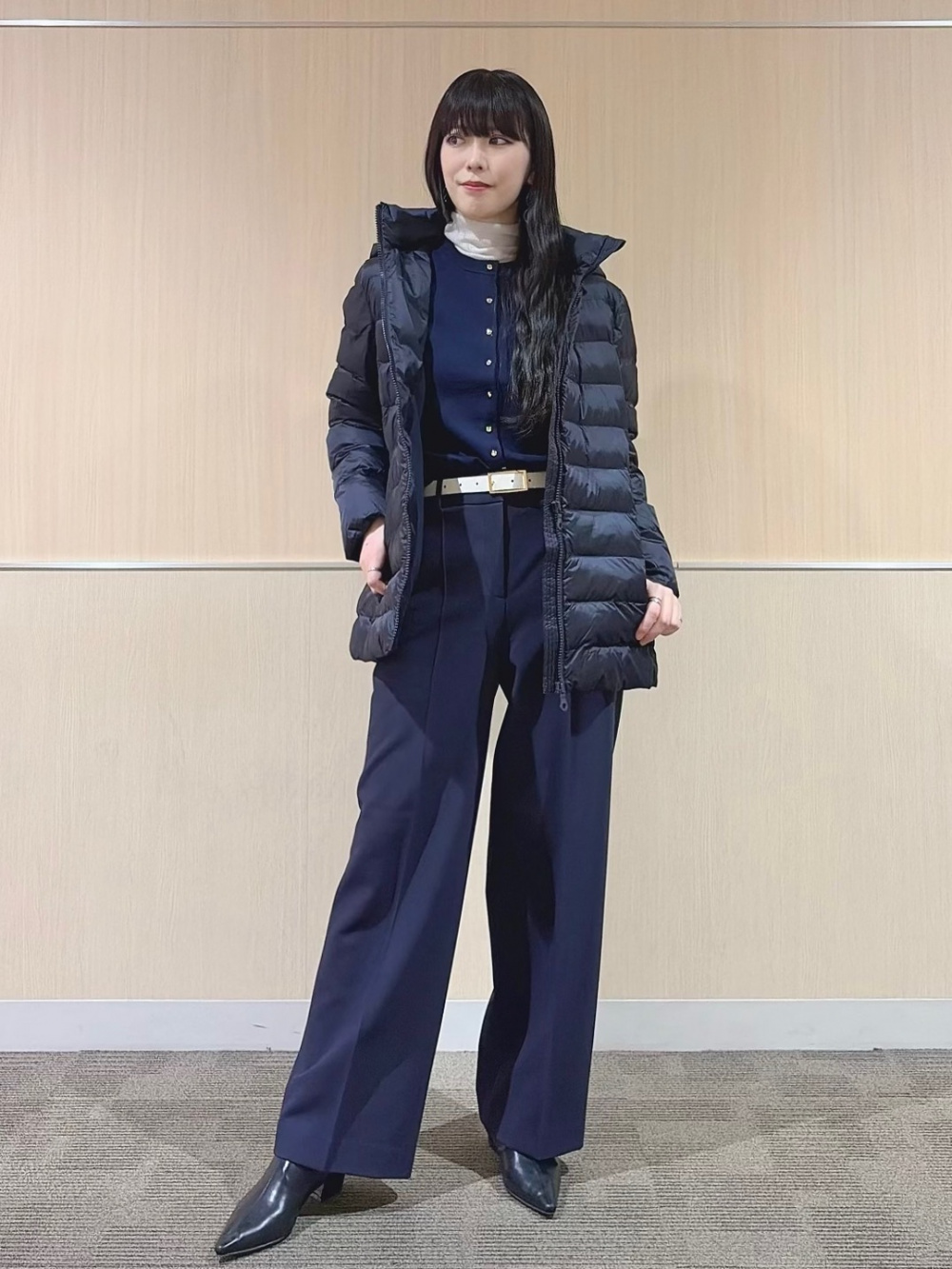 ウォームリザーブペプラムジャケット、ワイドパンツ（ウォームリザーブ