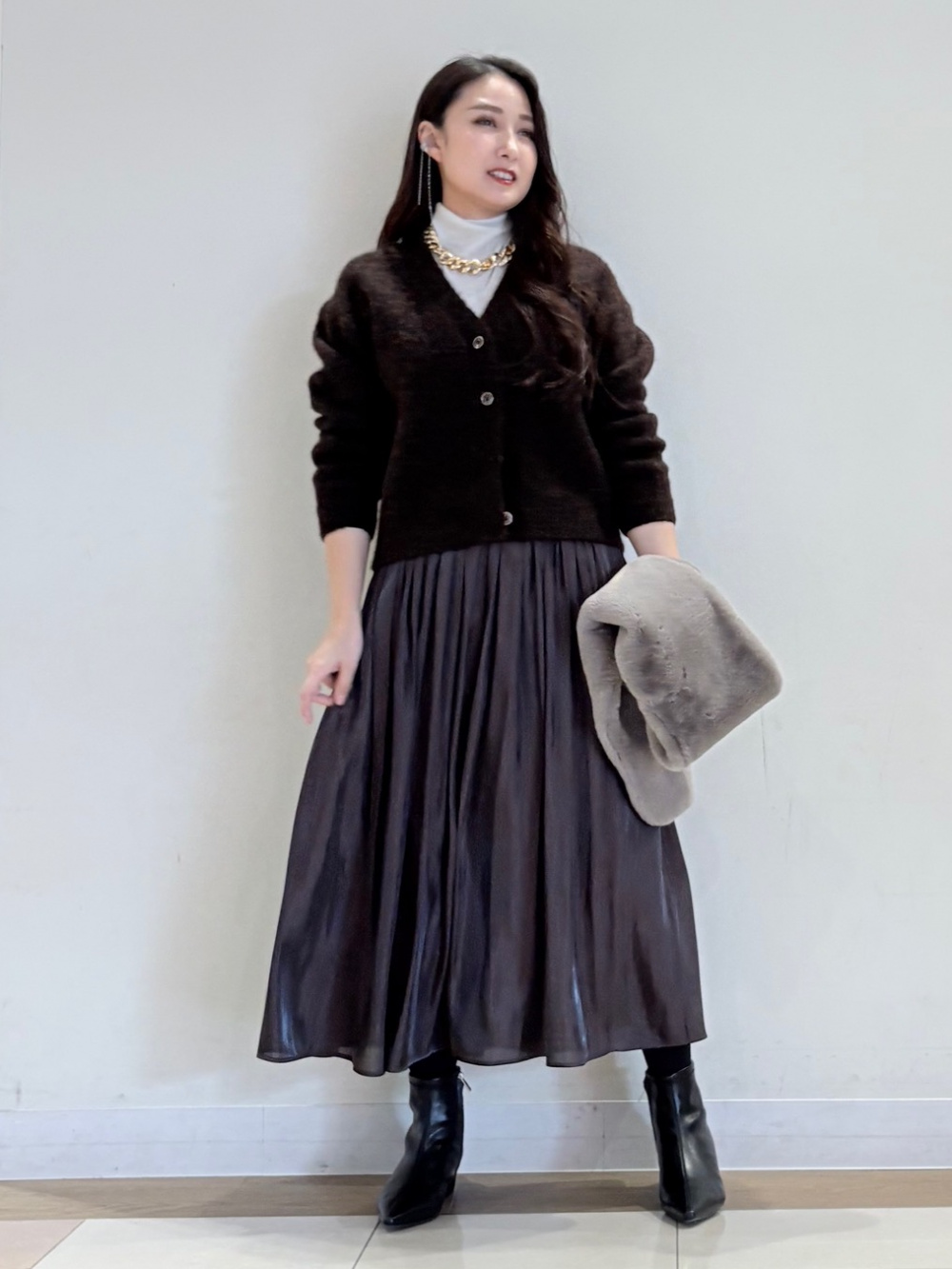 ストレッチツイルベルテッドジレ、ストレッチツイル2タックワイドフル