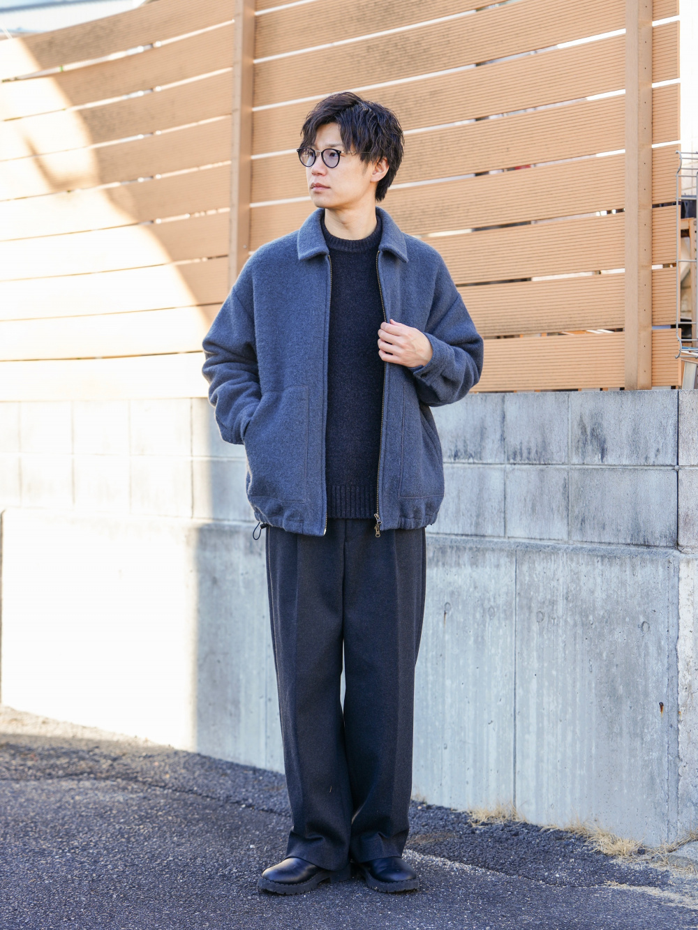 プレシャスニットメルトンワイドパンツ」の着用コーディネート| プラステ