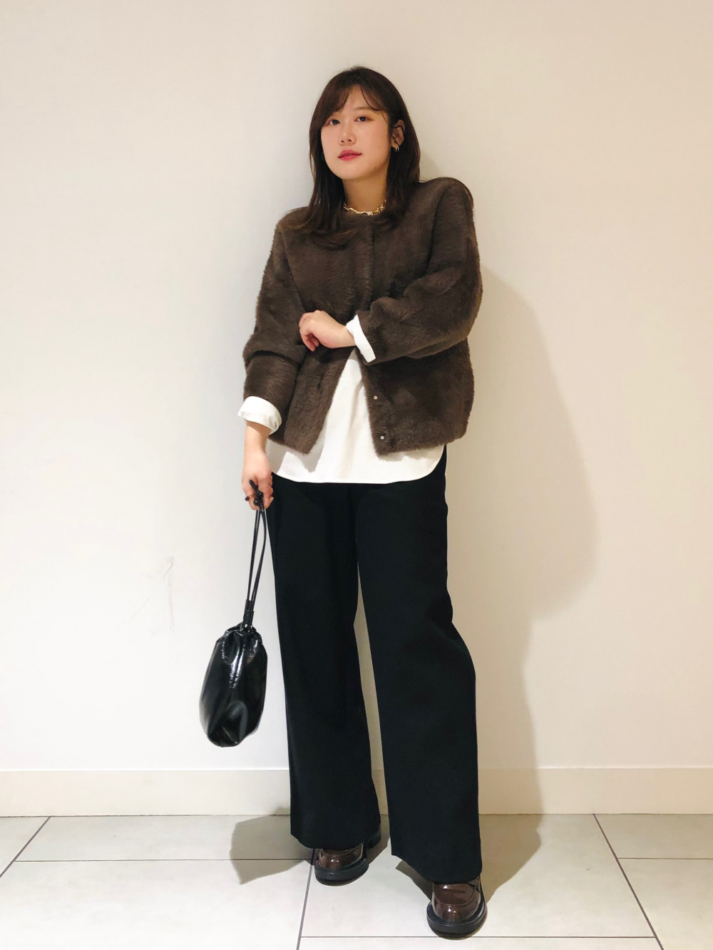 ストレッチツイルベルテッドジレ、ストレッチツイル2タックワイドフル