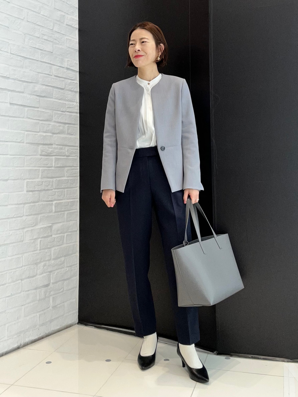 PLST/ウォームリザーブペプラムジャケット & テーパードパンツ/SIZE:L PLST(プラステ)公式 | ウォームリザーブペプラムジャケット