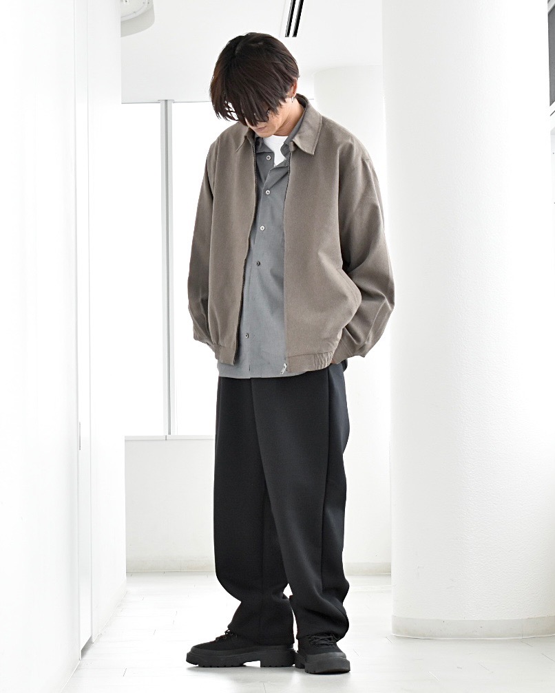 プレシャスニットメルトンダブルブレストジャケット、ウォッシャブル