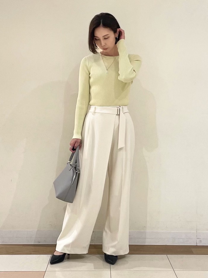 トリアセブレンドダブルジャケット、トリアセブレンドストレートパンツ