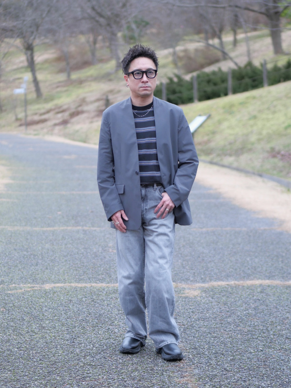 ウォッシャブルニットTシャツ（メンズ）の着用コーディネート一覧