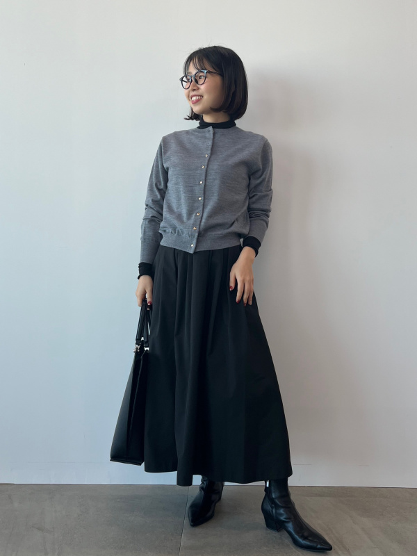 ストレッチツイルベルテッドジレ、2WAYトートバッグのコーディネート