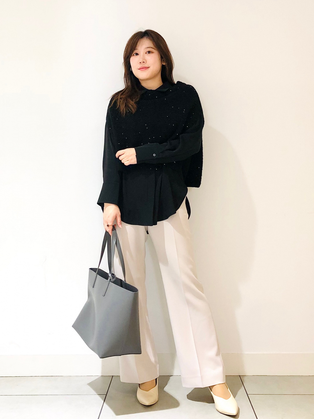 ストレッチツイルベルテッドジレ、ストレッチツイル2タックワイドフル