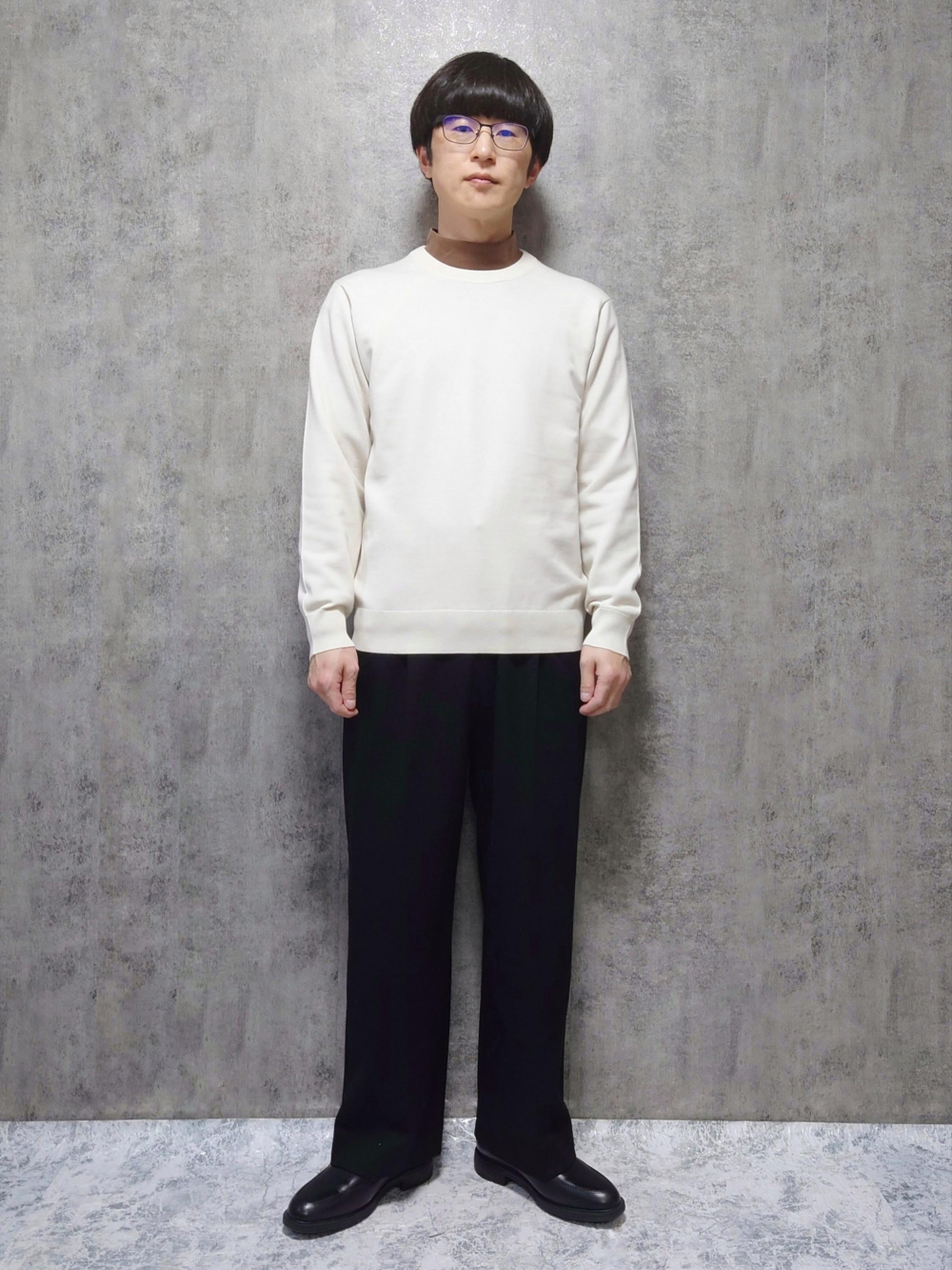 プレシャスニットメルトンワイドパンツ」の着用コーディネート| プラステ