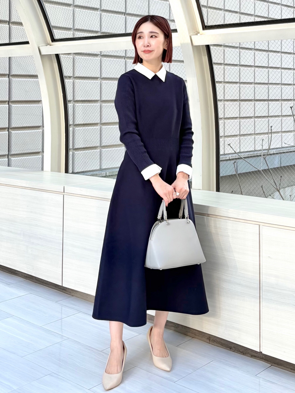 トリアセブレンドダブルジャケット、トリアセブレンドテーパードパンツ