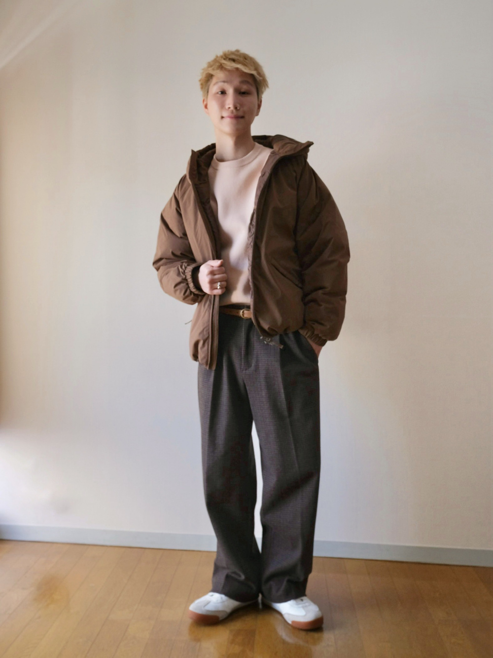 プレシャスニットメルトンワイドパンツ」の着用コーディネート| プラステ