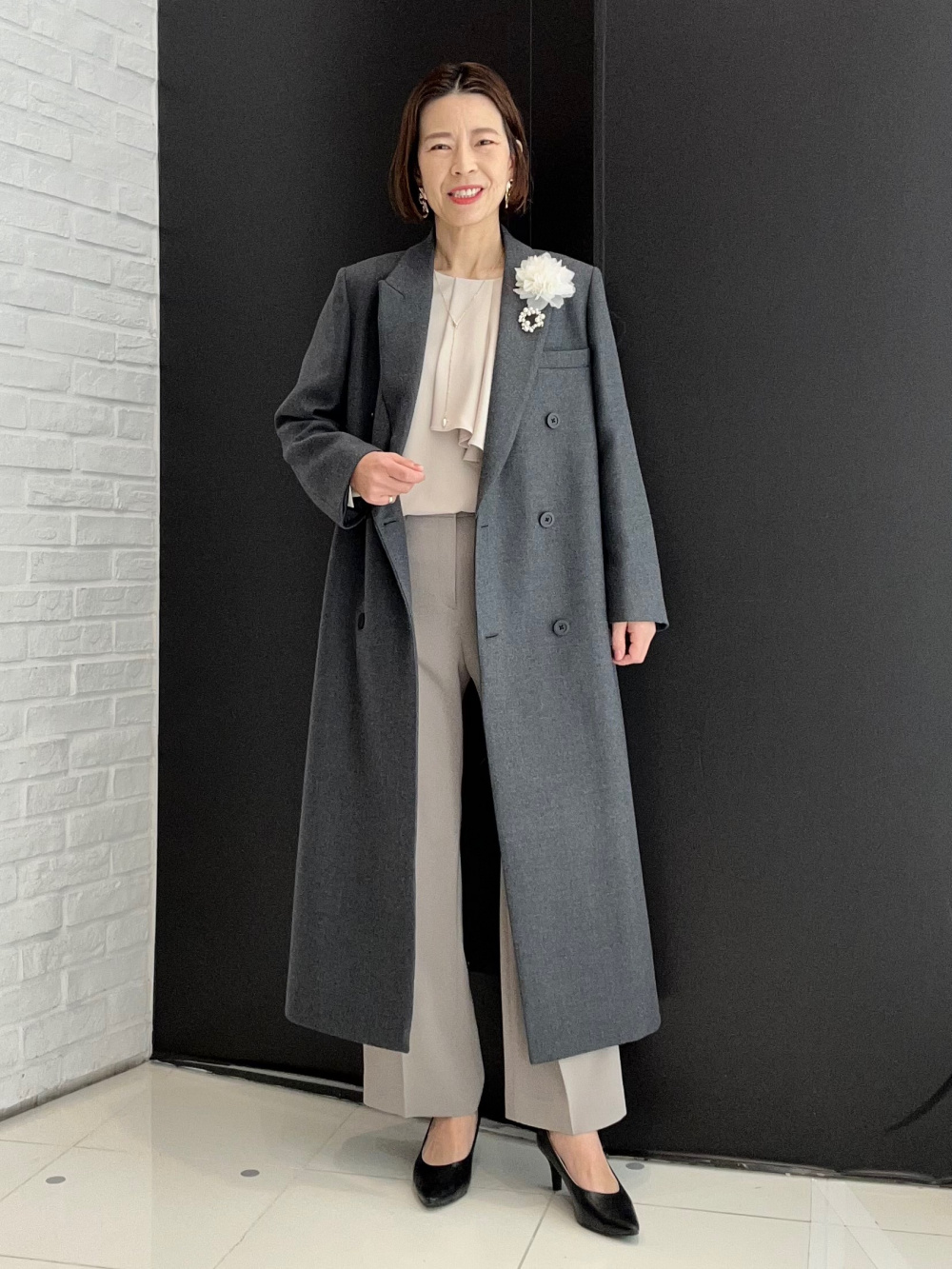 ミー様⭐︎専用トリアセブレンドダブルジャケット&ストレートパンツ上下Ｍセット PLST(プラステ)公式 | トリアセブレンドダブルジャケット