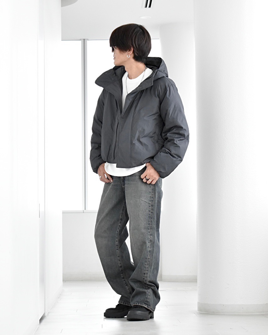 プレシャスドライジャケット、プレシャスドライワイドパンツ」の着用
