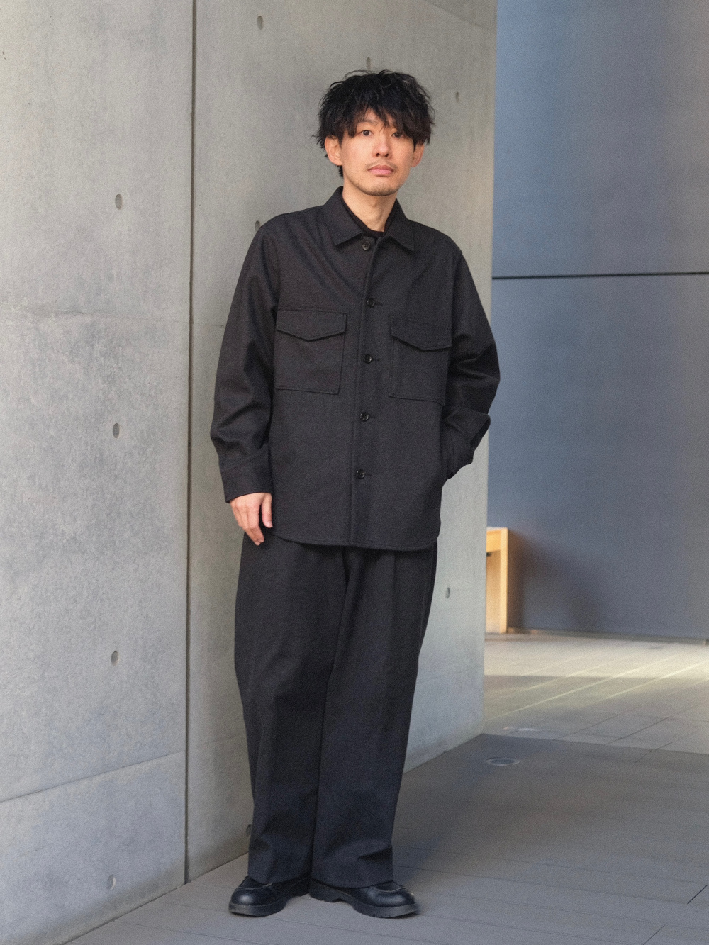 プレシャスニットメルトンジップアップブルゾン、プレシャスニット