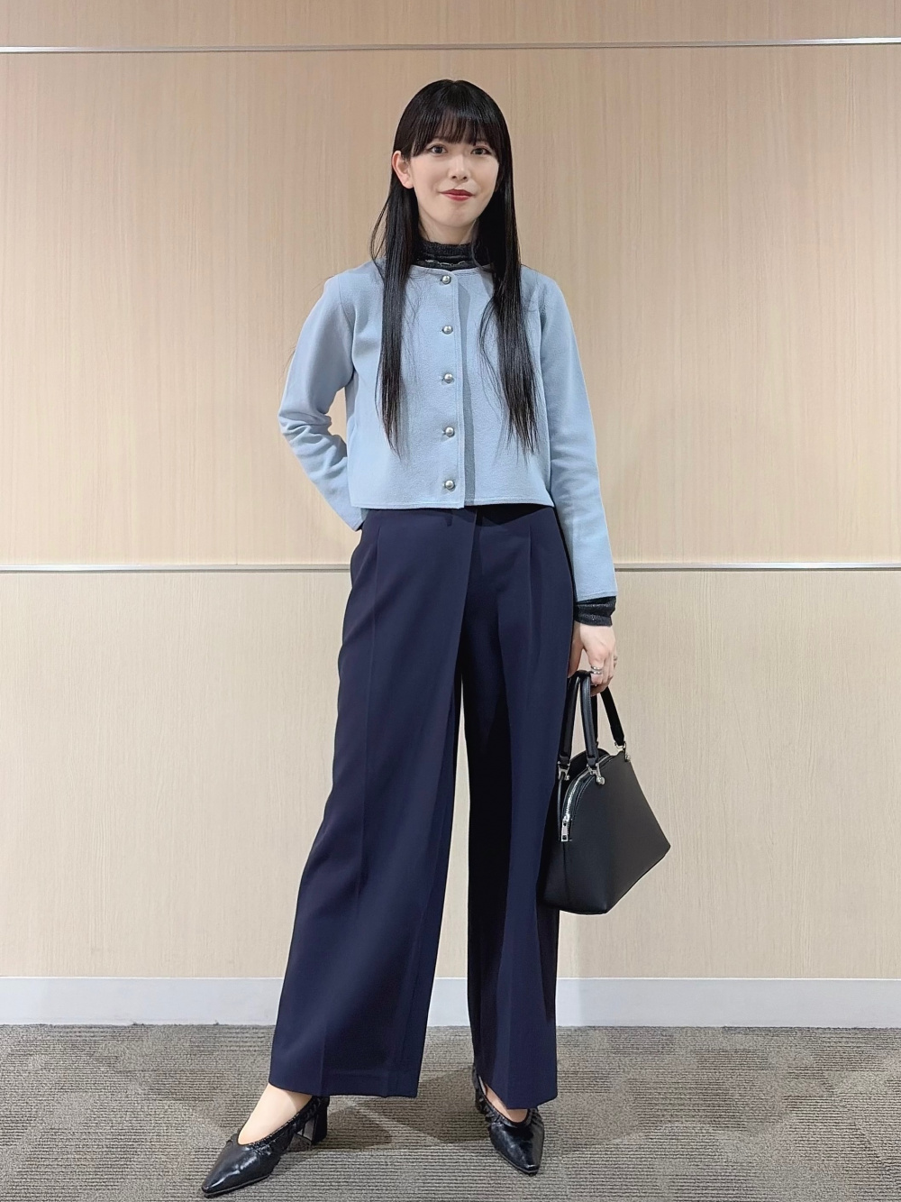 トリアセブレンドダブルジャケット、トリアセブレンドテーパードパンツ