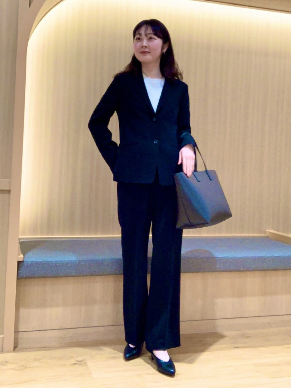 トリアセブレンドテーラードジャケット、トリアセブレンドストレート